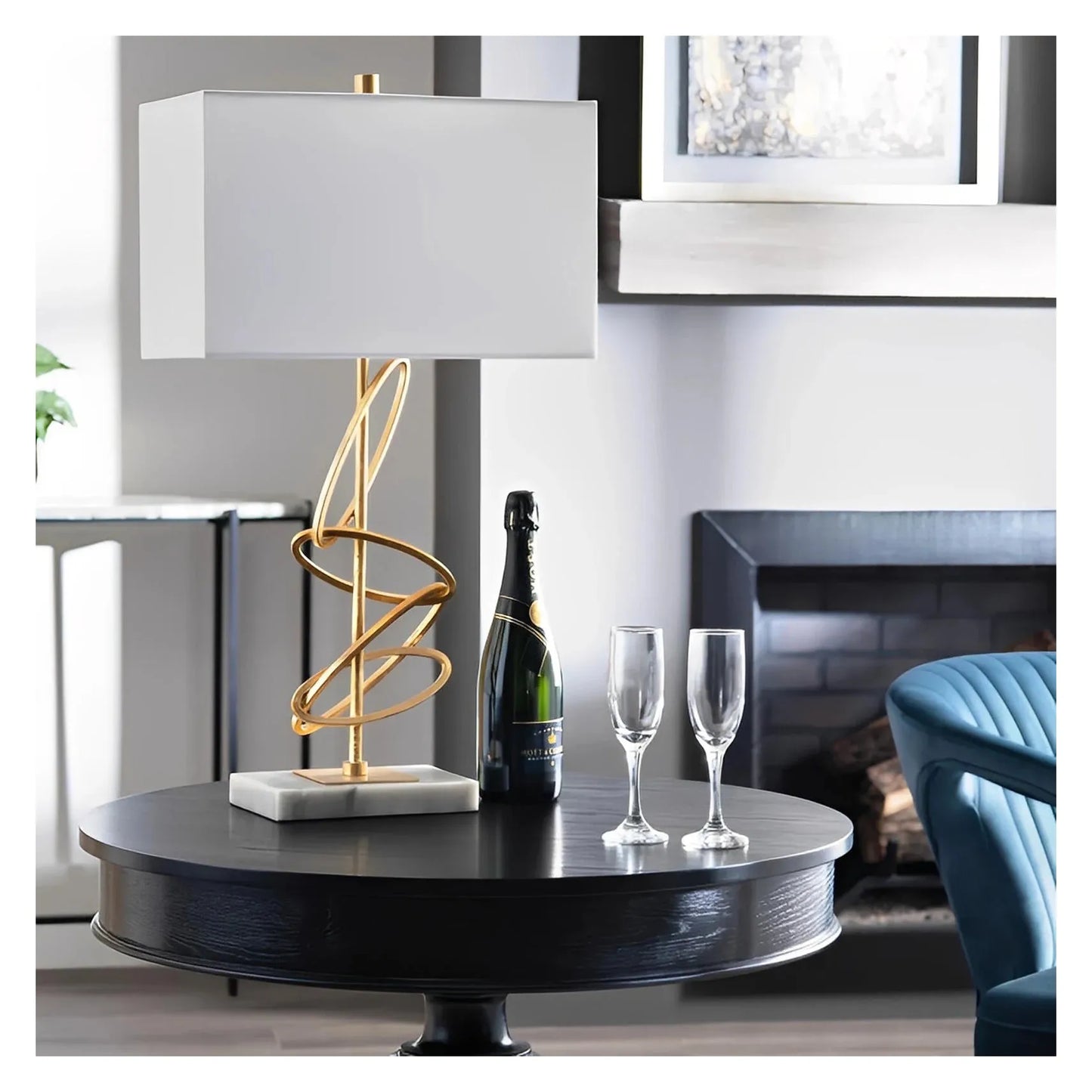 Nunki of Stowe Table Lamps (2-Pack), Contemporary