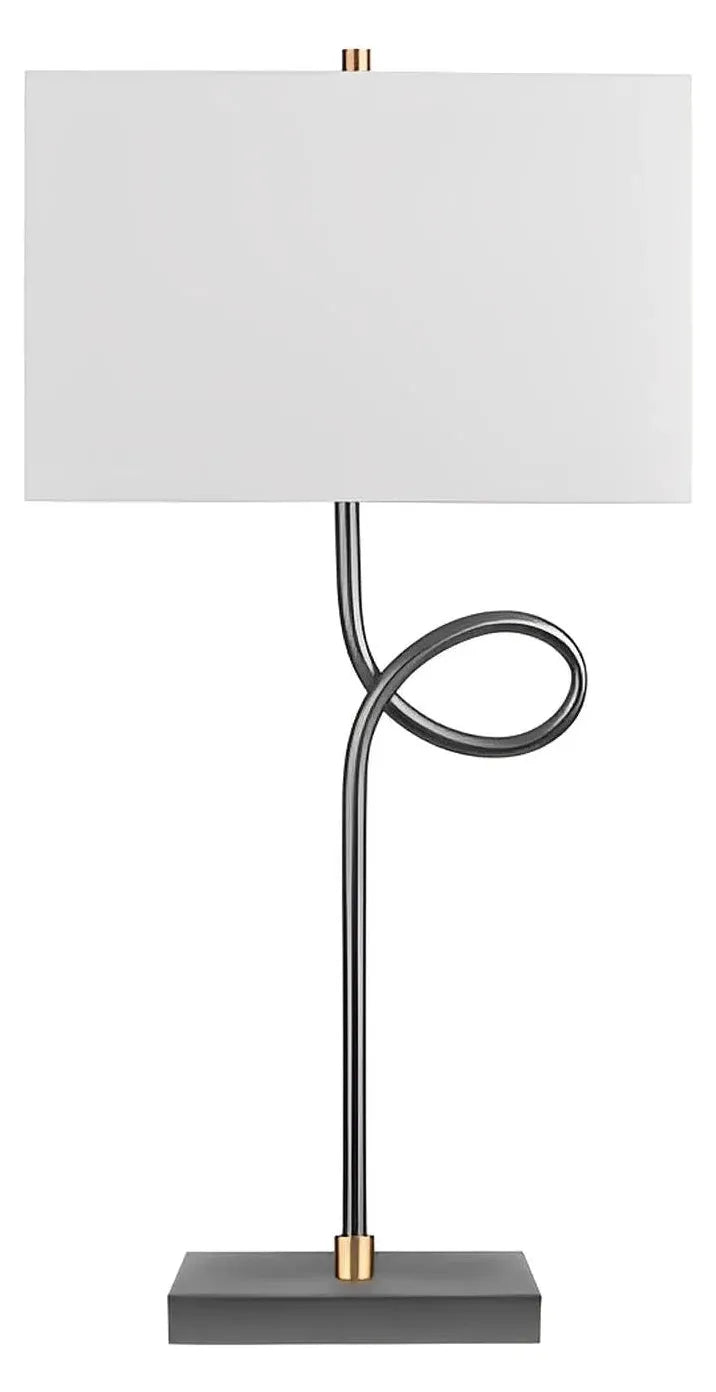 Wezen of Haverhill Table Lamps (2-Pack), Grey, Contemporary