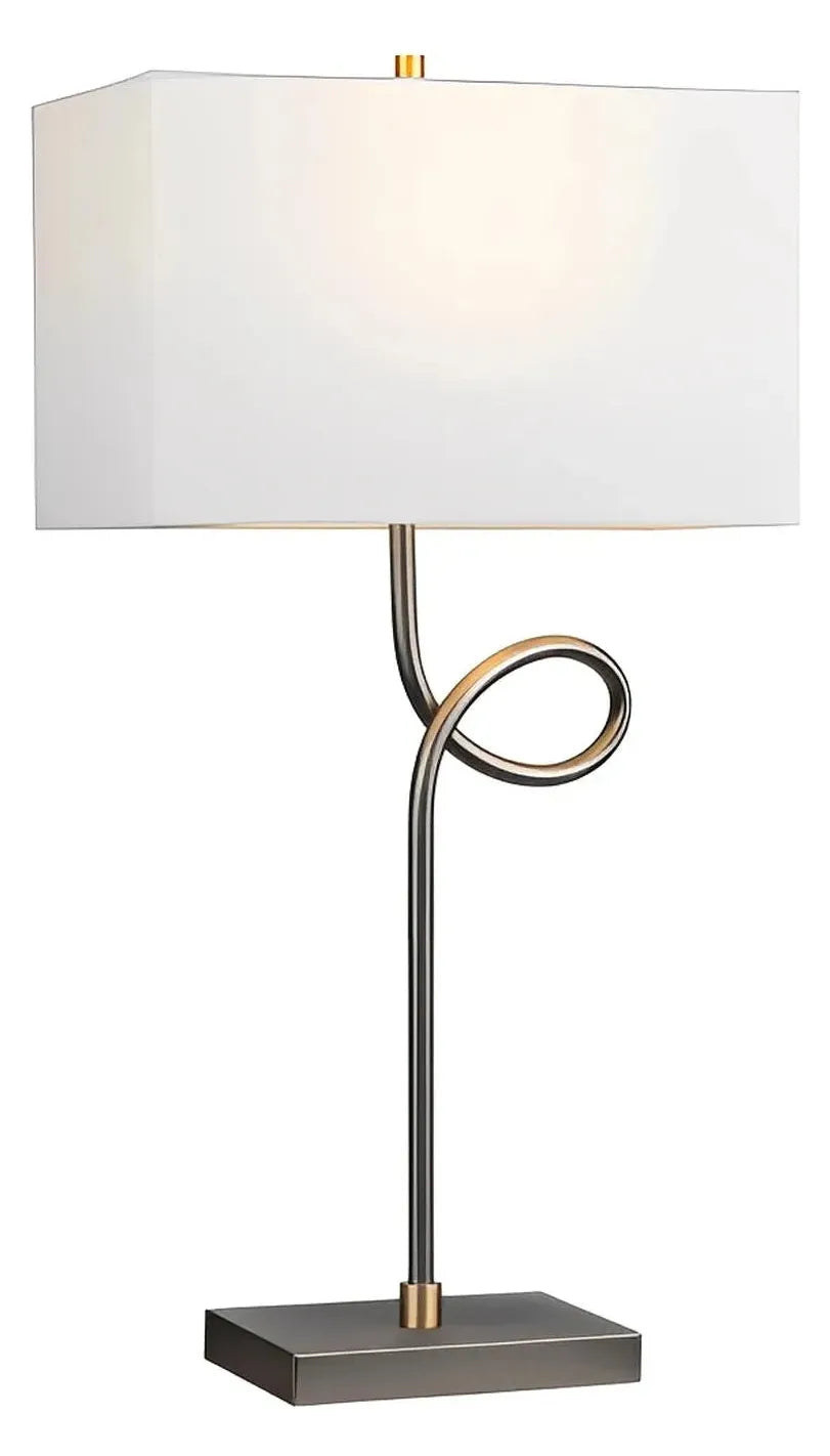 Wezen of Haverhill Table Lamps (2-Pack), Grey, Contemporary