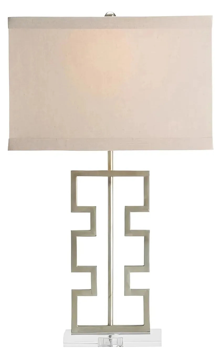 Vega of Adirondack Table Lamps (2-Pack), Silver, Transitional