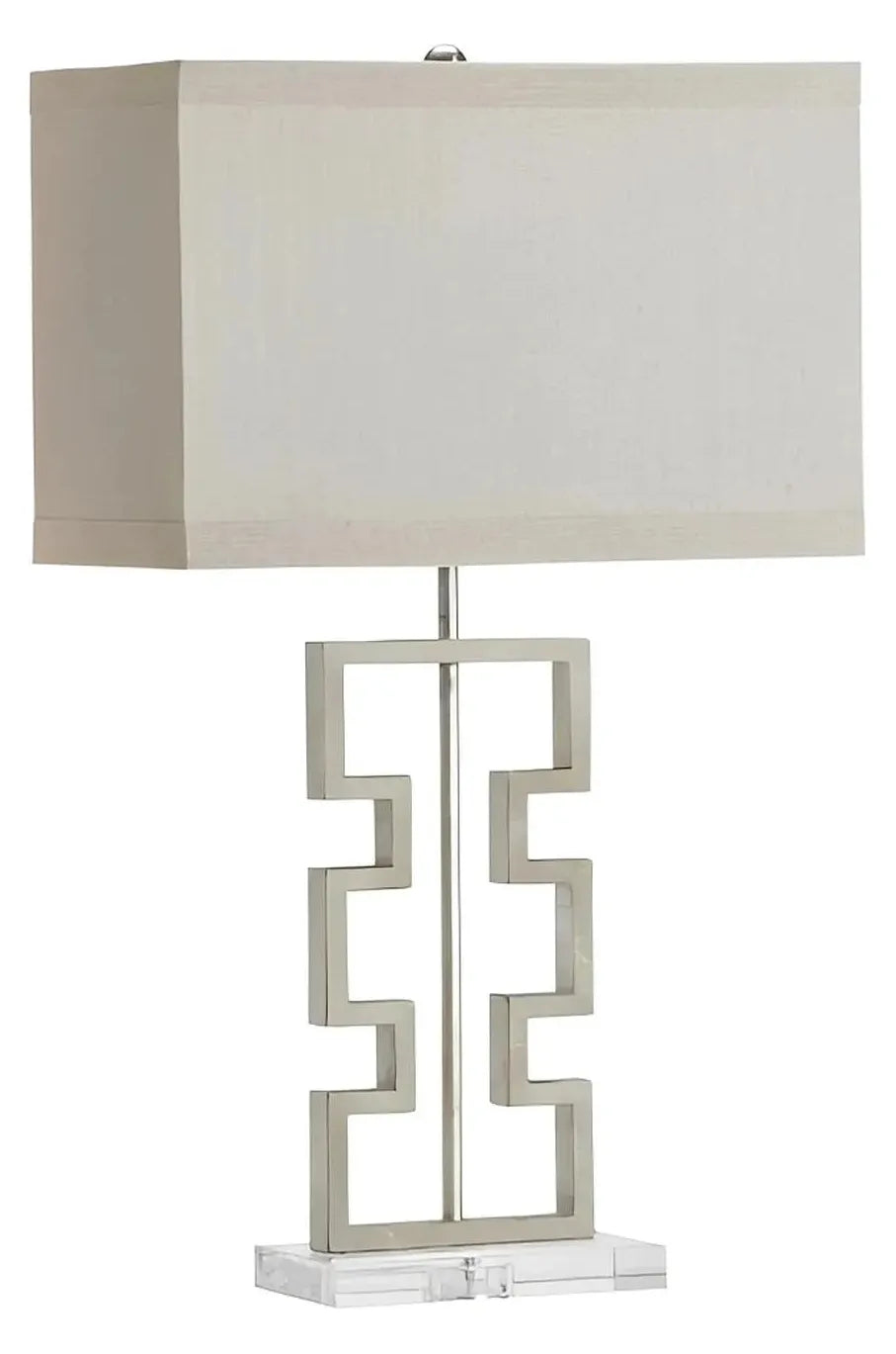 Vega of Adirondack Table Lamps (2-Pack), Silver, Transitional