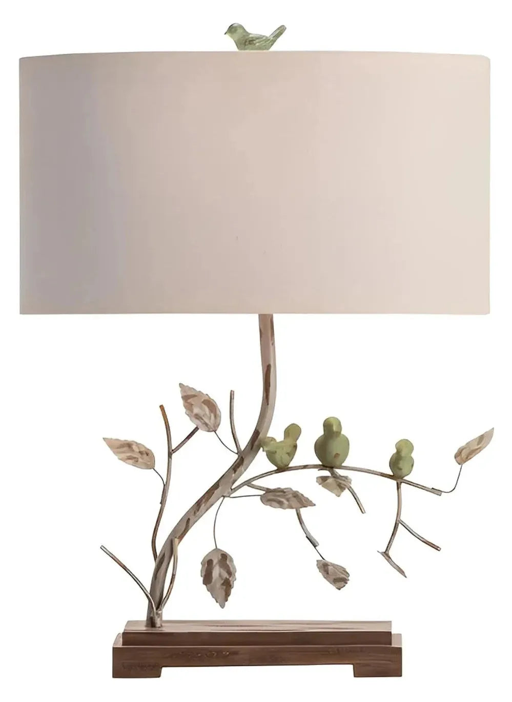 Thalim of Cedar Hill Table Lamps (2-Pack), Beige, Rustic