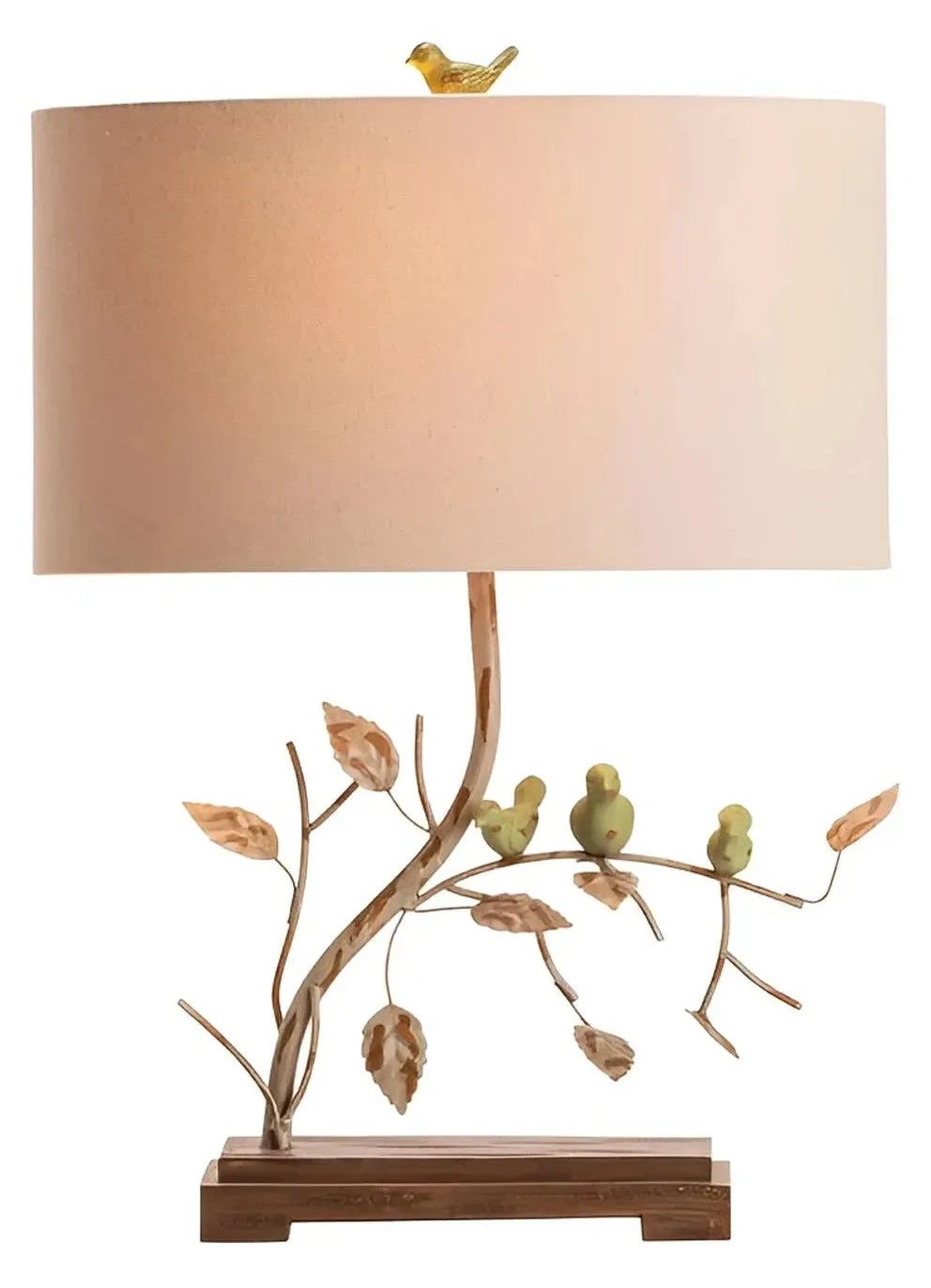 Thalim of Cedar Hill Table Lamps (2-Pack), Beige, Rustic