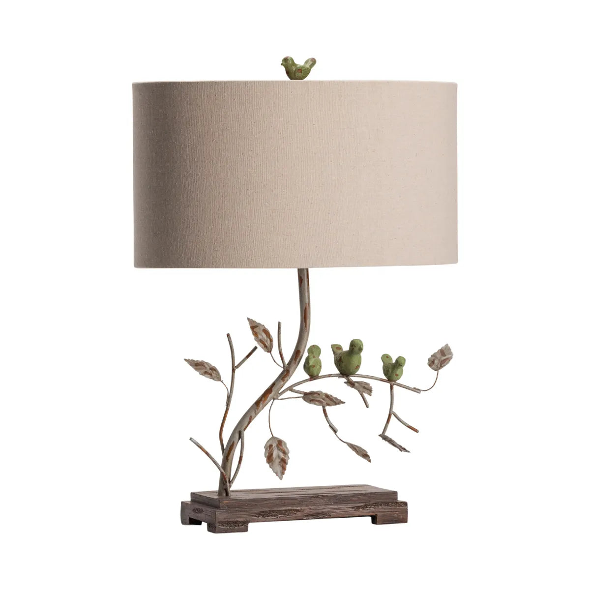 Thalim of Cedar Hill Table Lamps (2-Pack), Beige, Rustic