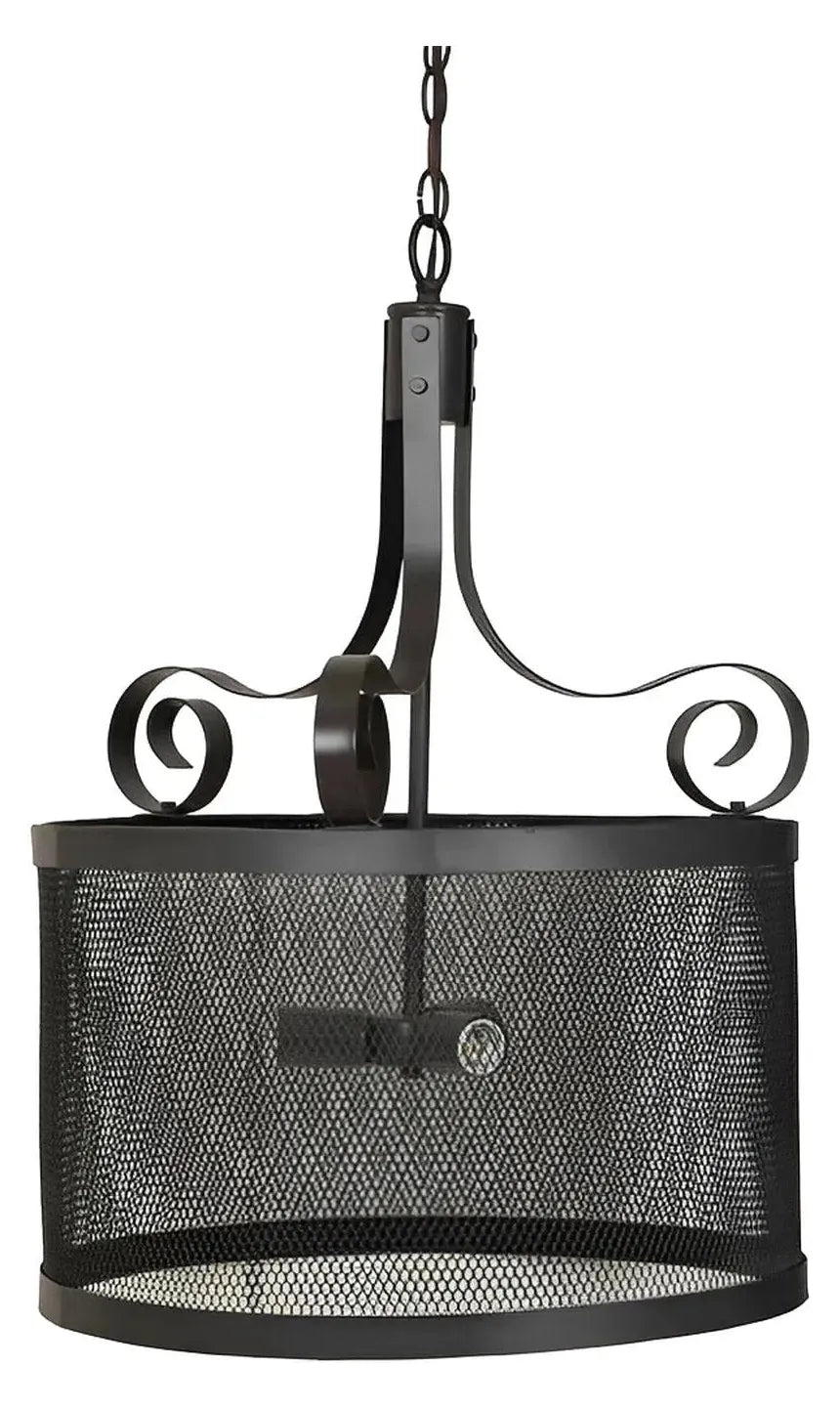 Wasat of Cape May Pendant, Black, Rustic