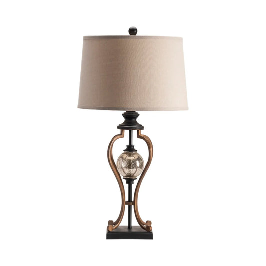 Zubeneschamali of Manchester Table Lamps (2-Pack), Bronze, Traditional