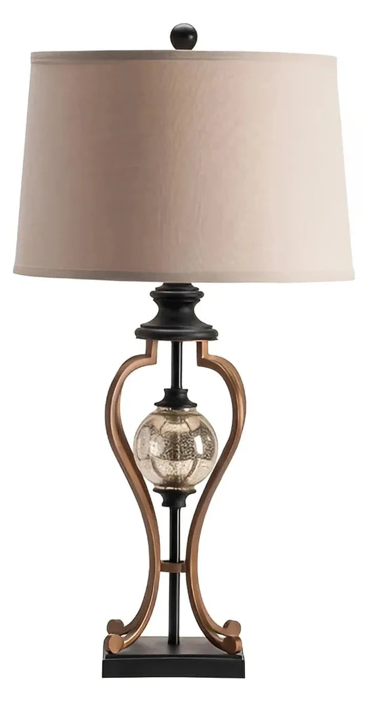 Zubeneschamali of Manchester Table Lamps (2-Pack), Bronze, Traditional