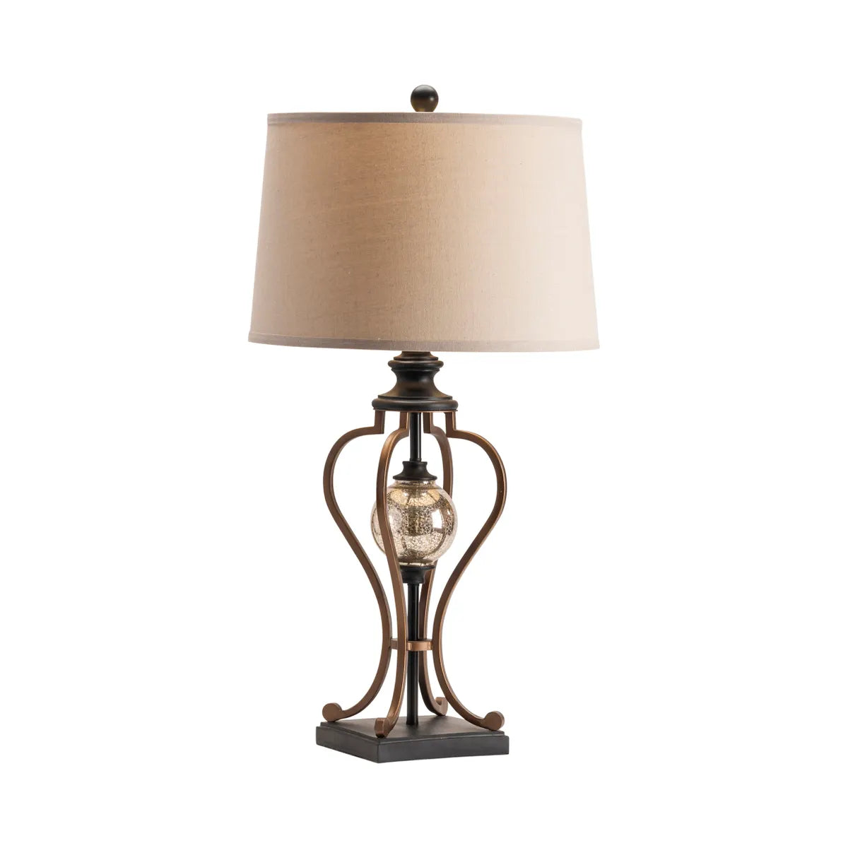 Zubeneschamali of Manchester Table Lamps (2-Pack), Bronze, Traditional