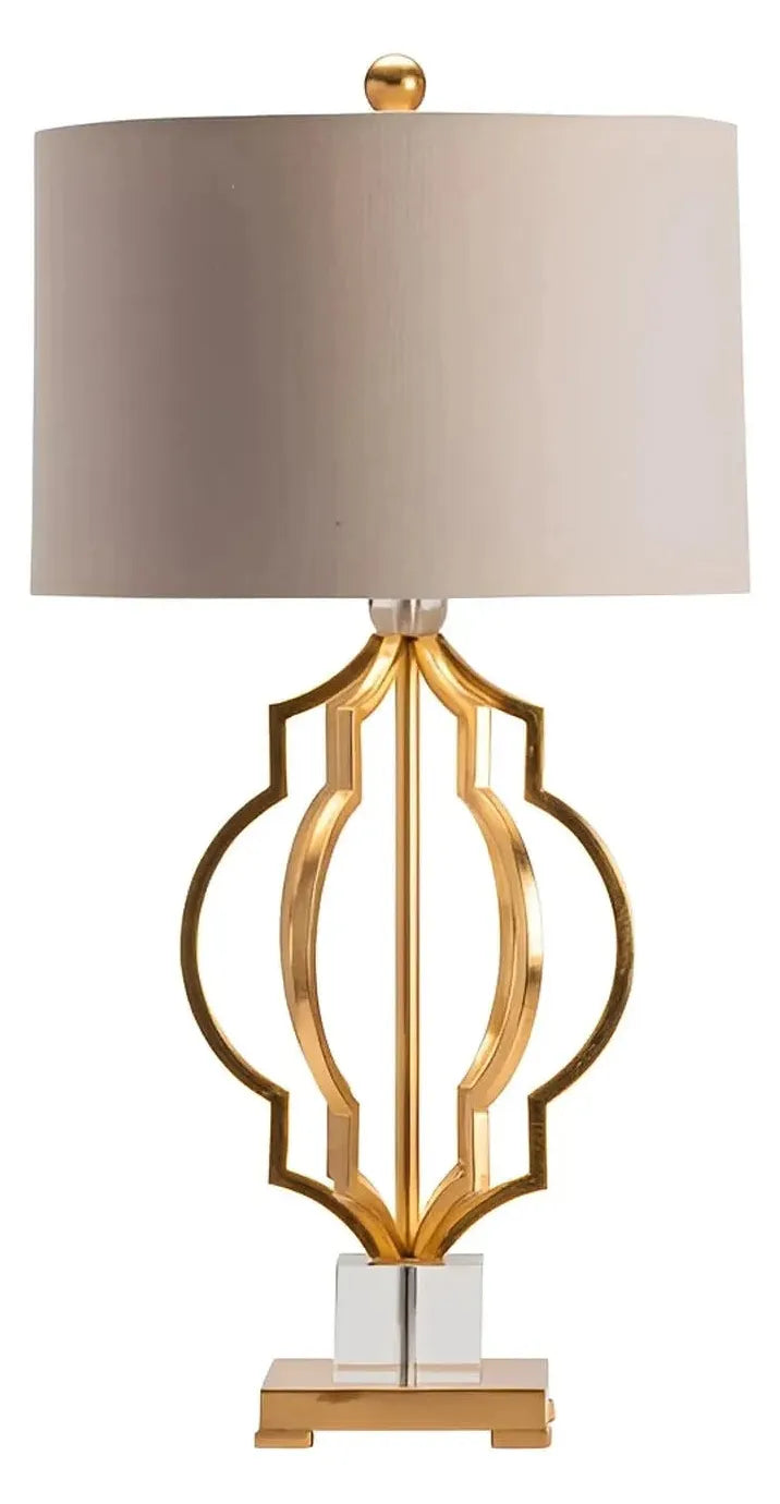 Icarus of Manchester Table Lamps (2-Pack), Gold, Traditional