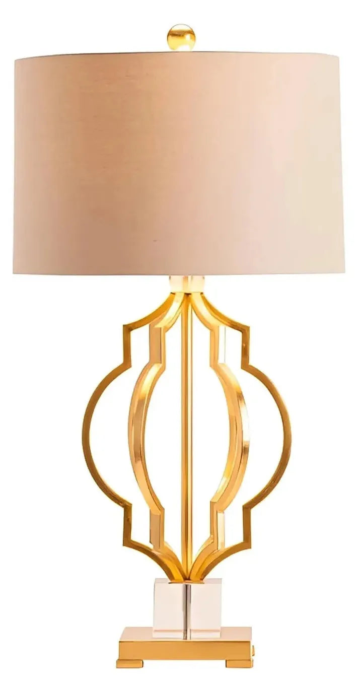 Icarus of Manchester Table Lamps (2-Pack), Gold, Traditional