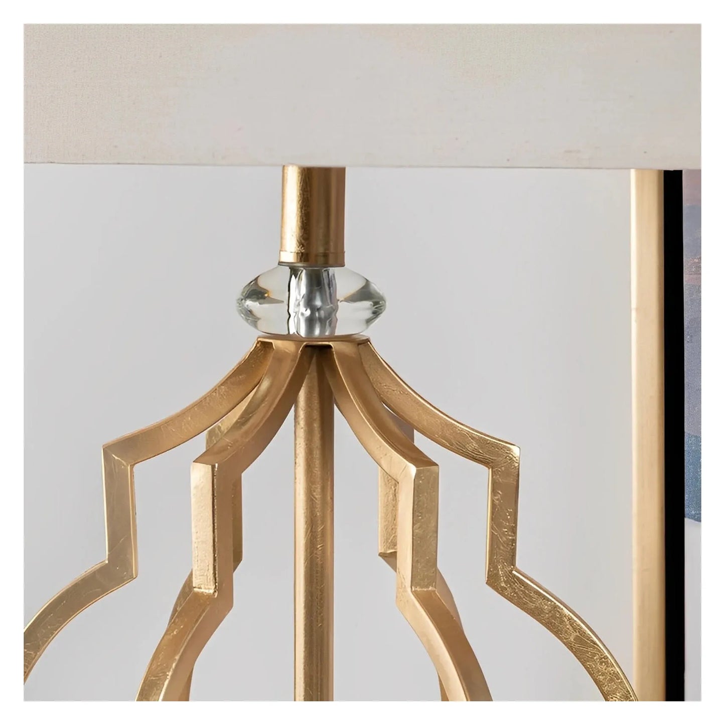 Icarus of Manchester Table Lamps (2-Pack), Gold, Traditional