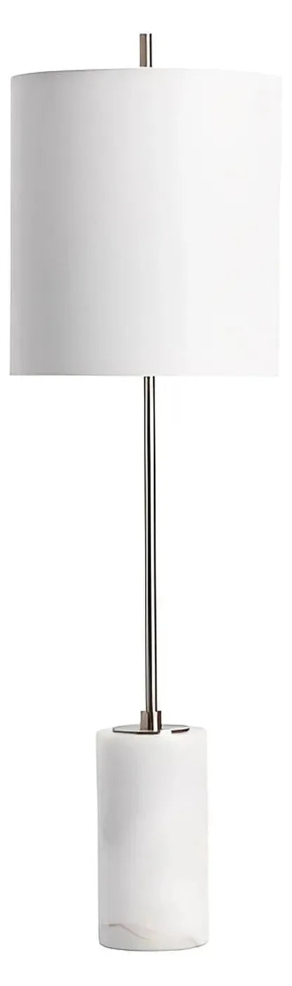 Markab of Foxboro Table Lamps (2-Pack), Silver, Contemporary