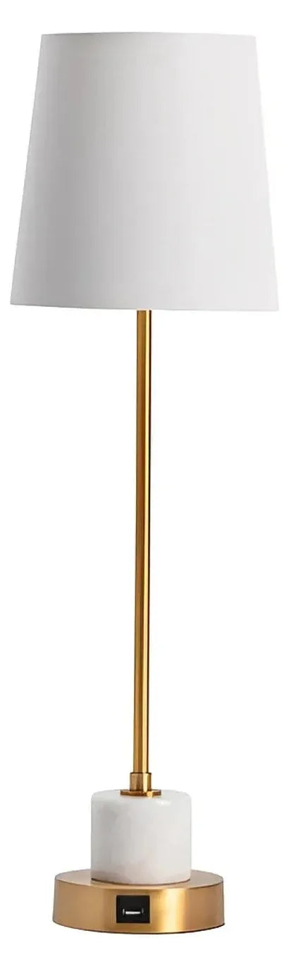 Regor of Hollis Table Lamps (2-Pack), Gold, Contemporary