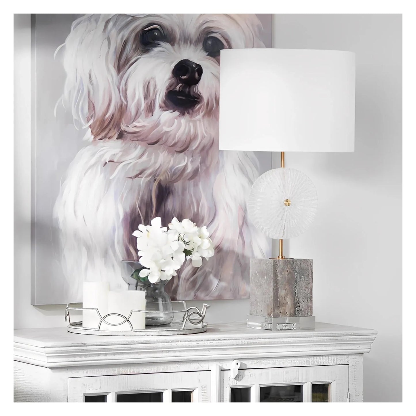 Scheat of Riverbend Table Lamps (2-Pack), Grey, Contemporary