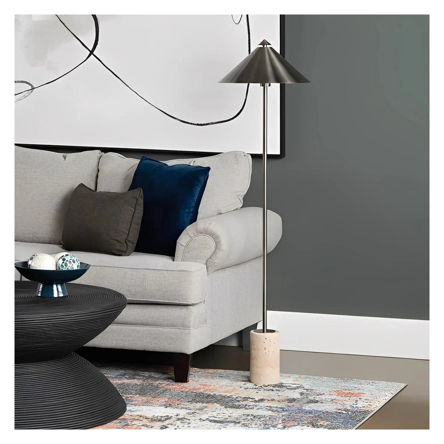 Tarazed of Narragansett Floor Lamp, Contemporary