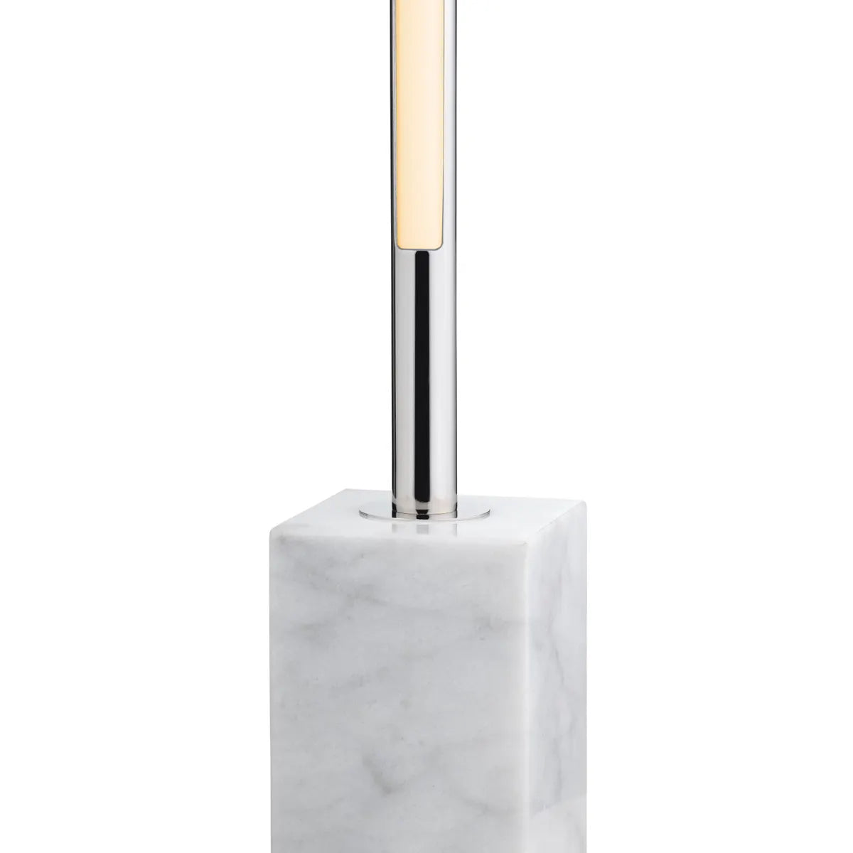 Sleek Contemporary Vega of Marblehead Harbor Table Lamps (2-Pack), Silver