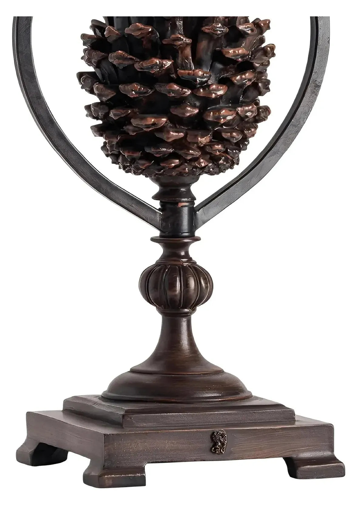 Oakridge Pine Cone Table Lamps (2-Pack), Brown, Rustic