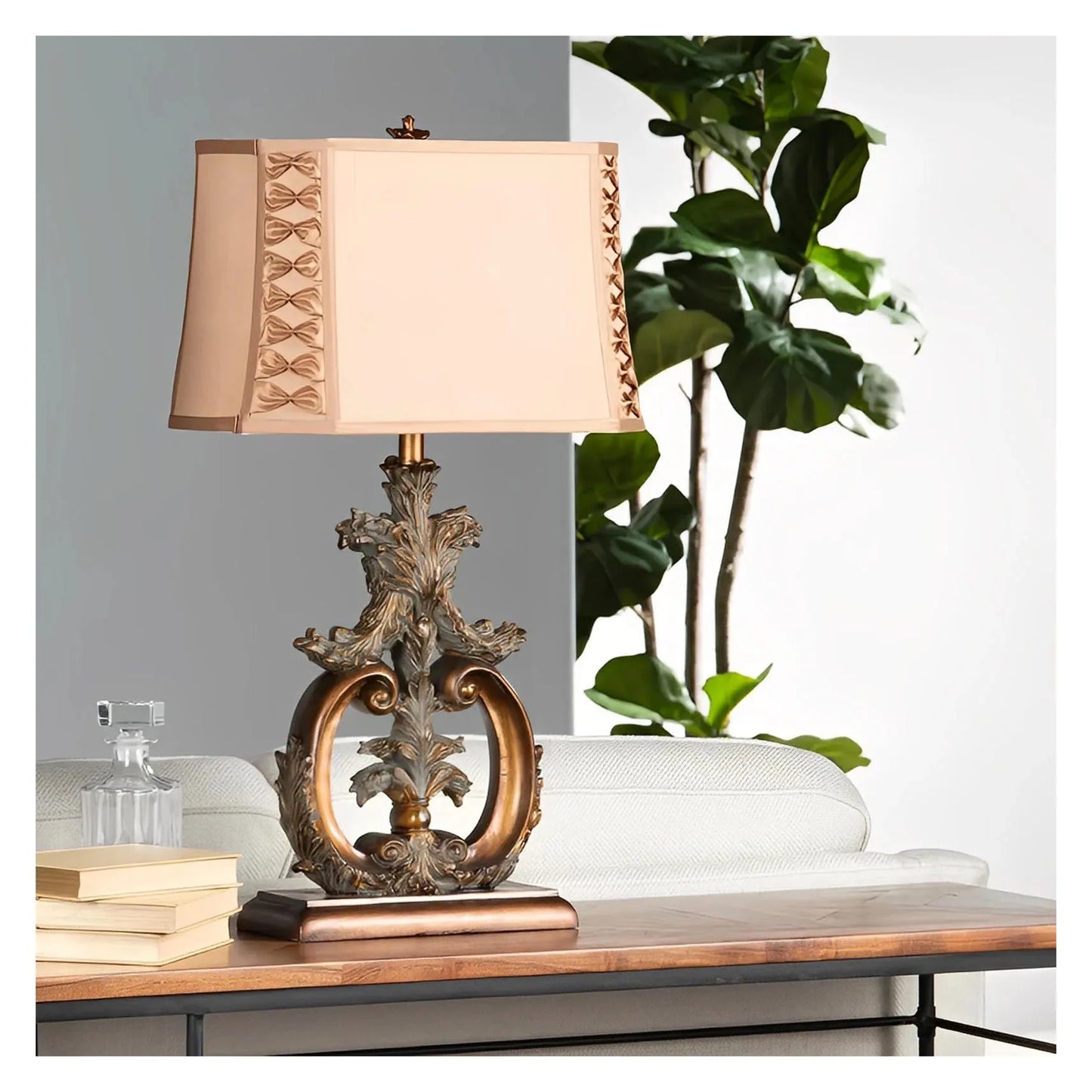 Alpheratz of Deerfield Valley Table Lamps (2-Pack), Gold, Traditional