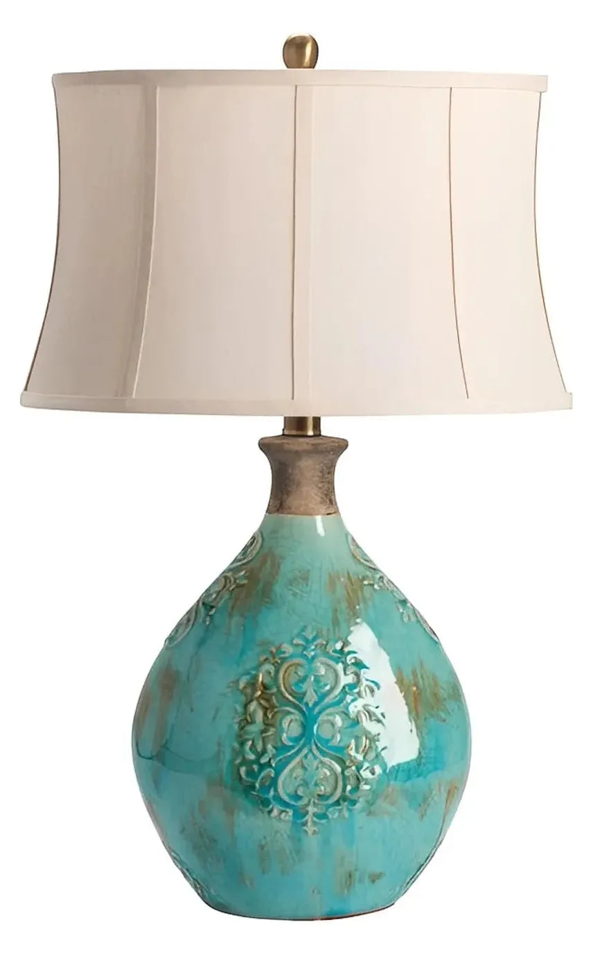 Sirius of Brookhaven Table Lamps (2-Pack), Blue, Coastal