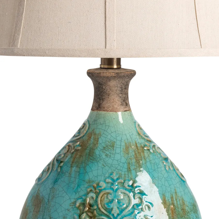 Sirius of Brookhaven Table Lamps (2-Pack), Blue, Coastal