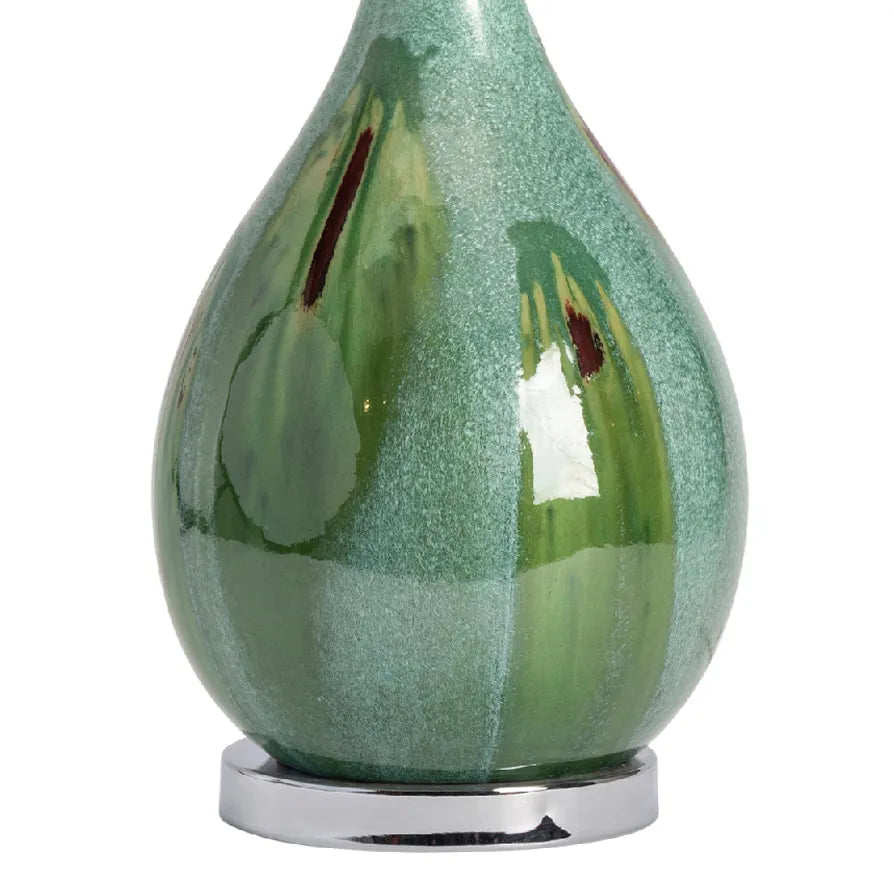 Zaniah of Sunnyside Table Lamps (2-Pack), Green, Coastal
