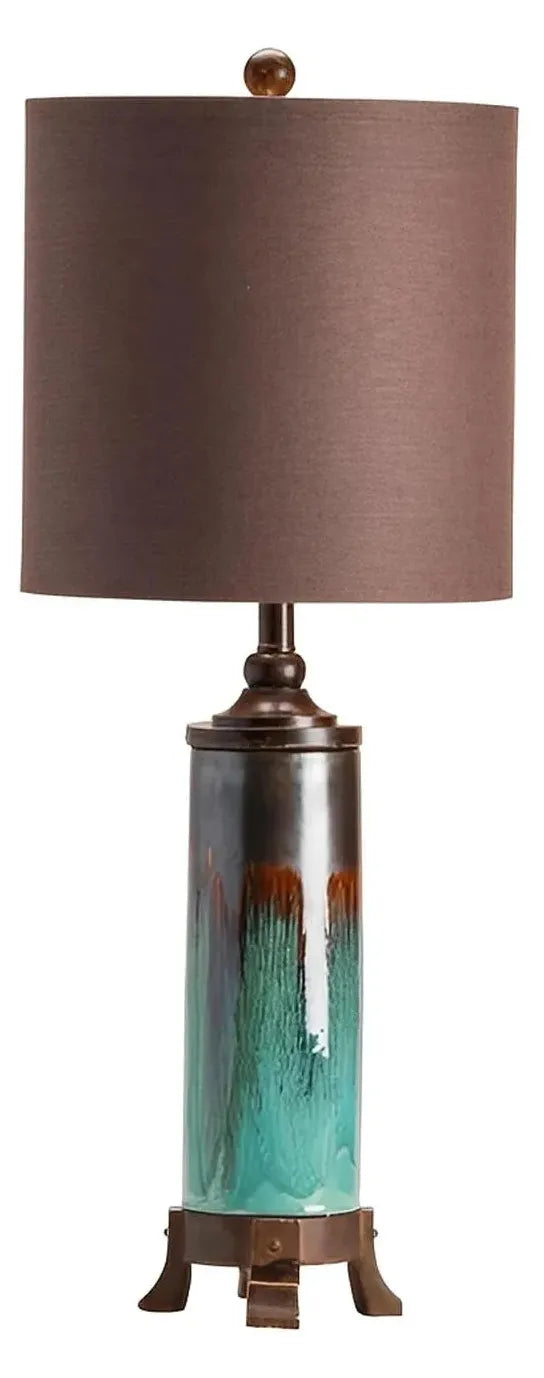 Icarus of Marblehead Harbor Table Lamps (2-Pack), Blue, Rustic