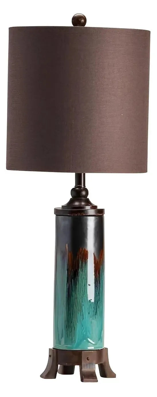 Icarus of Marblehead Harbor Table Lamps (2-Pack), Blue, Rustic