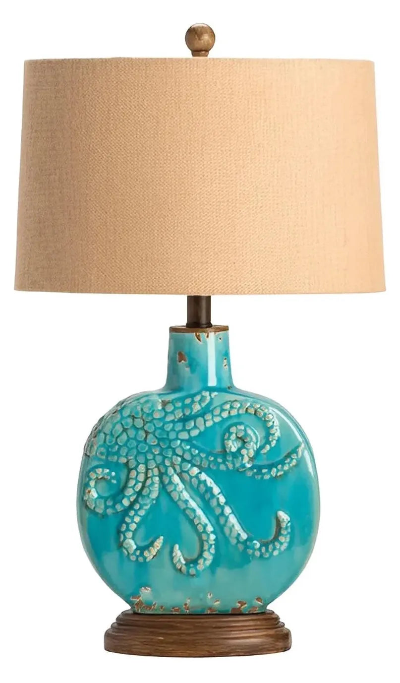 Alpheratz of Appleton Table Lamps (2-Pack), Blue, Coastal