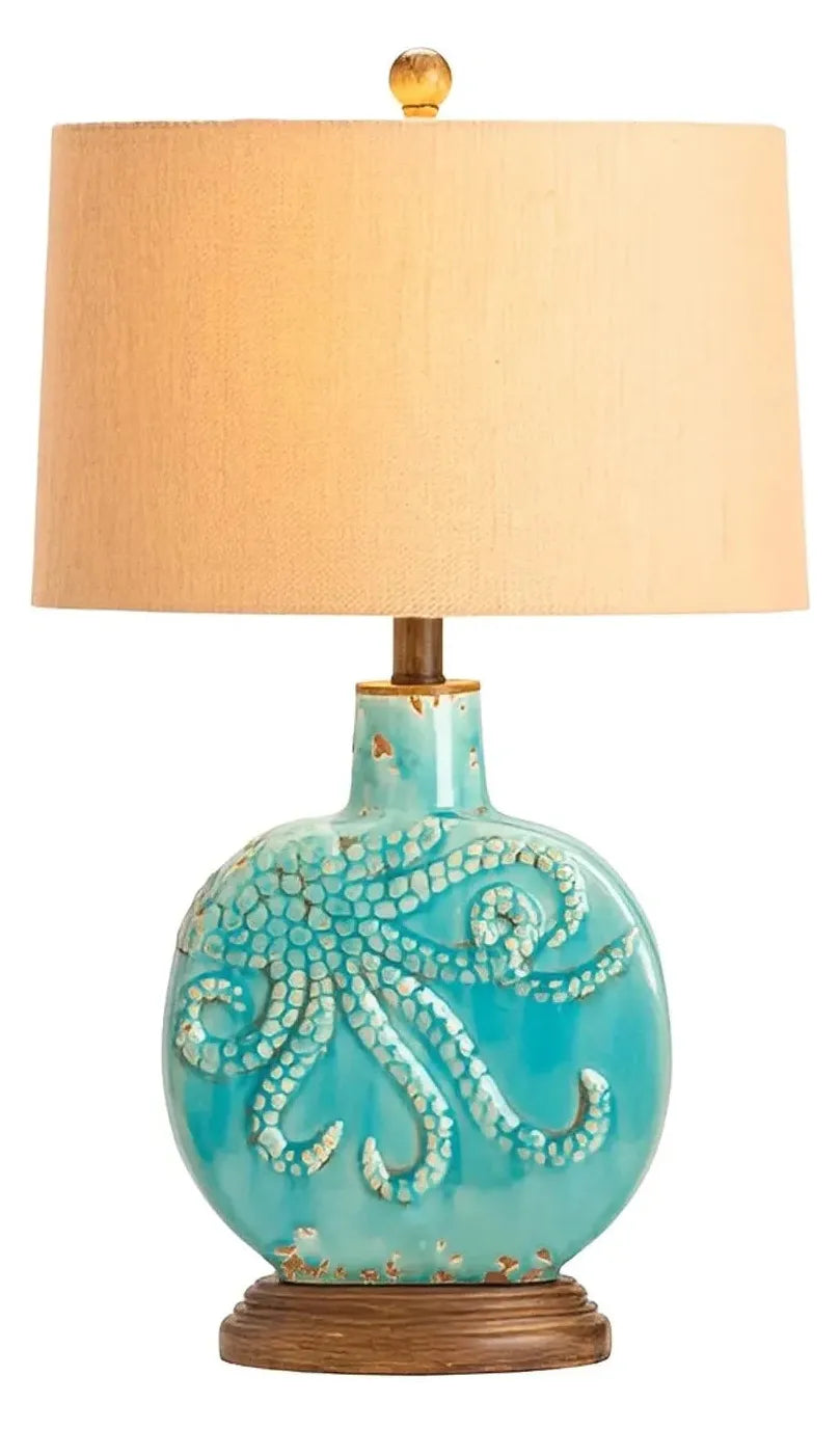 Alpheratz of Appleton Table Lamps (2-Pack), Blue, Coastal