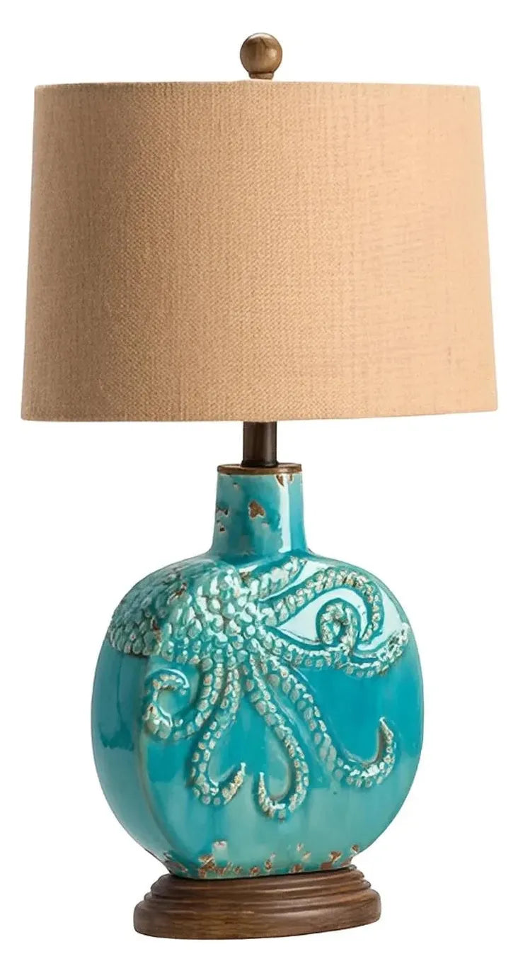 Alpheratz of Appleton Table Lamps (2-Pack), Blue, Coastal