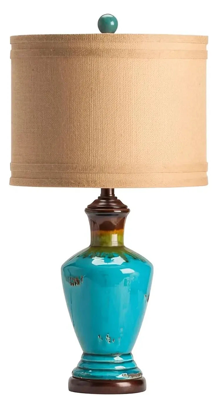 Alpheratz of Augusta Table Lamps (2-Pack), Blue, Rustic