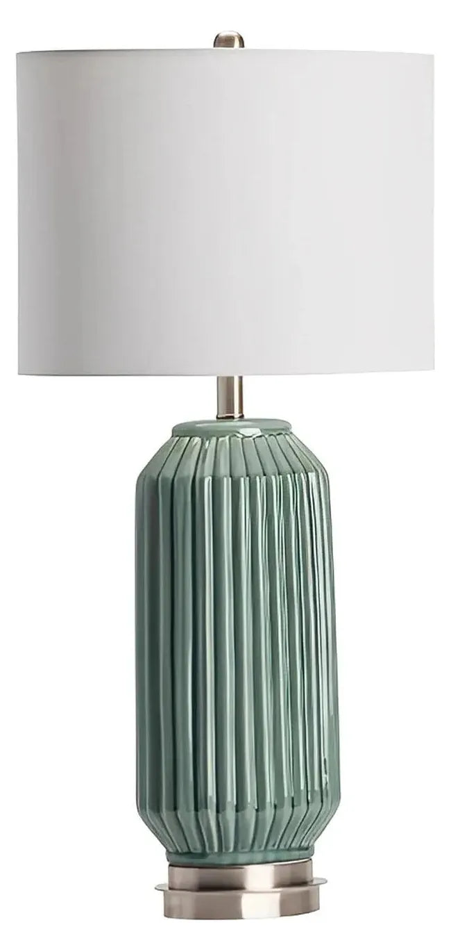 Zaurak of Montpelier Table Lamps (2-Pack), Blue, Transitional