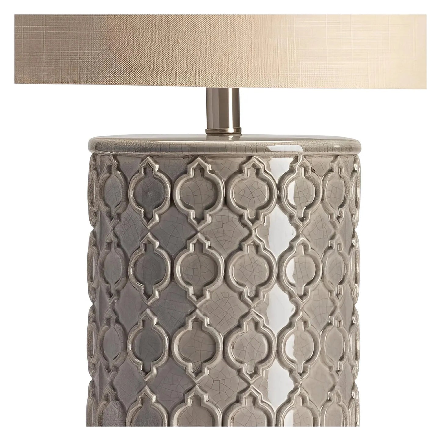 Wezen of Evergreen Bay Table Lamps (2-Pack), Grey, Transitional