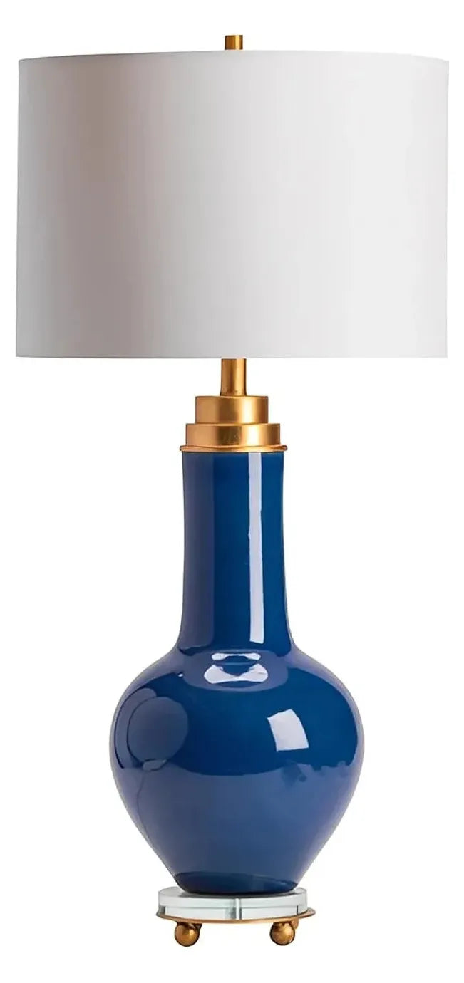 Alhena of Providence Table Lamps (2-Pack), Blue, Transitional