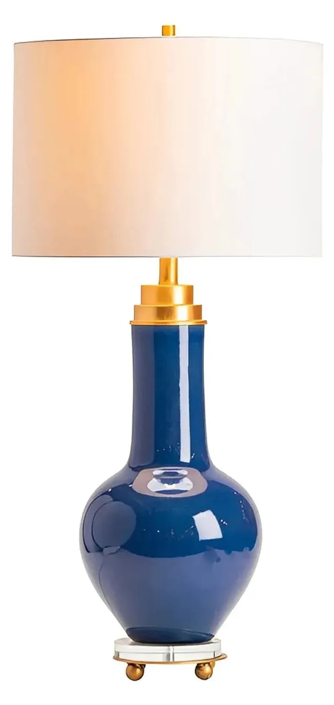 Alhena of Providence Table Lamps (2-Pack), Blue, Transitional