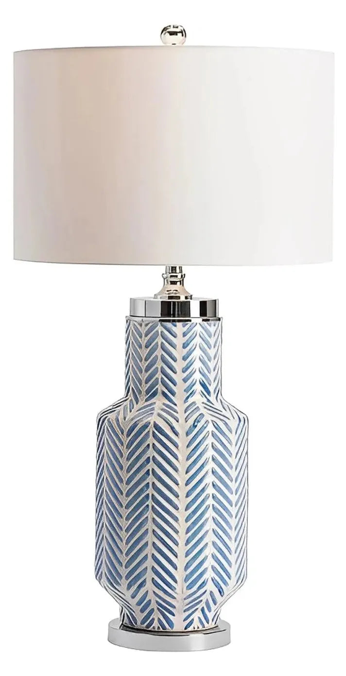 Enif of Fairhaven Table Lamps (2-Pack), Blue, Coastal