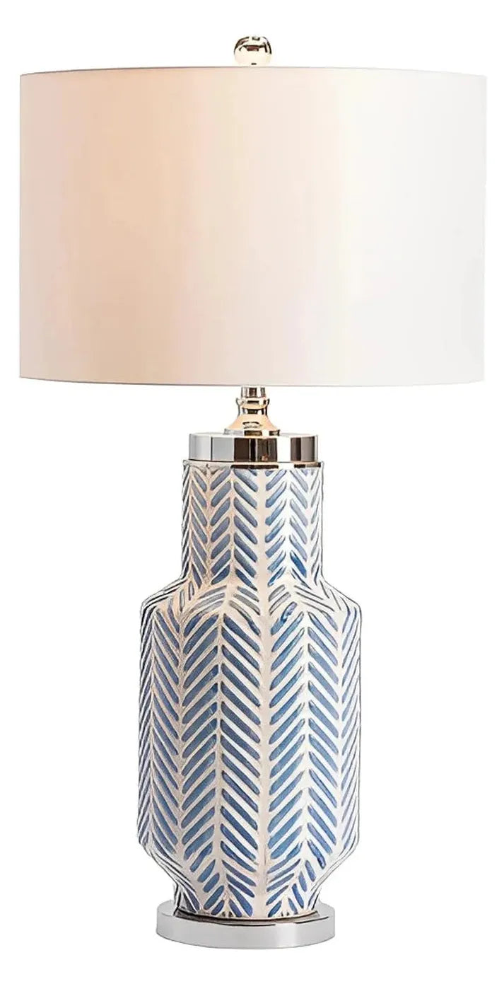 Enif of Fairhaven Table Lamps (2-Pack), Blue, Coastal