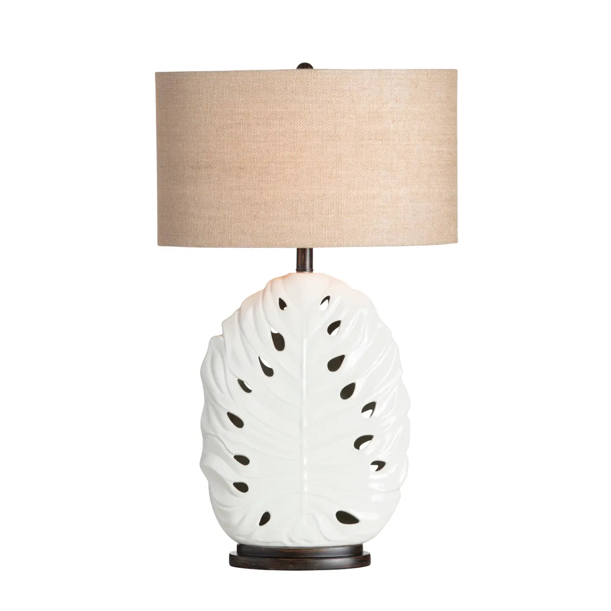 Avior of Penobscot Table Lamps (2-Pack), White, Coastal