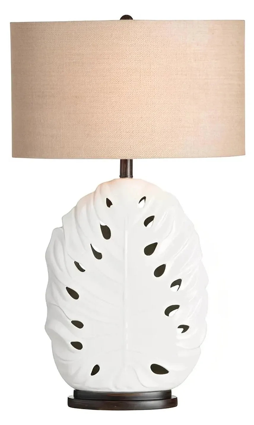 Avior of Penobscot Table Lamps (2-Pack), White, Coastal