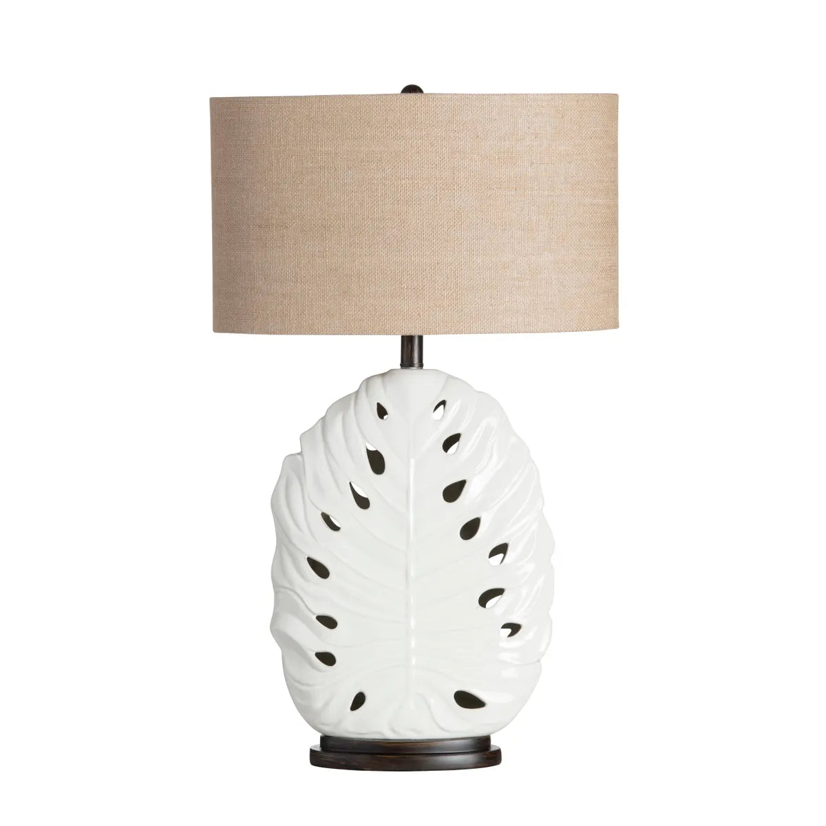 Avior of Penobscot Table Lamps (2-Pack), White, Coastal