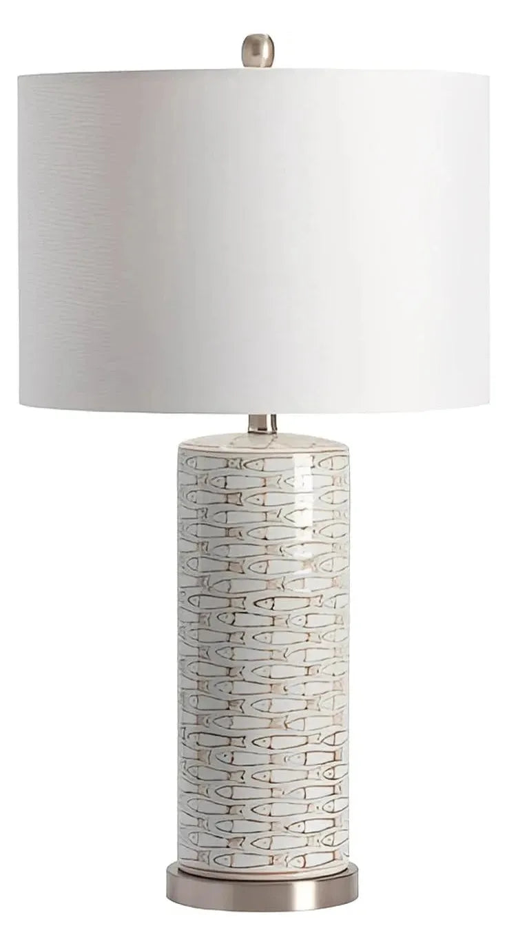 Alcor of Woodstock Table Lamps (2-Pack), White, Coastal