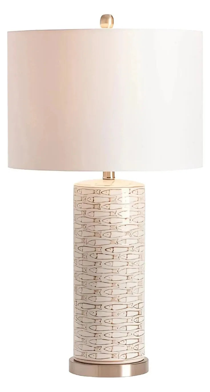 Alcor of Woodstock Table Lamps (2-Pack), White, Coastal