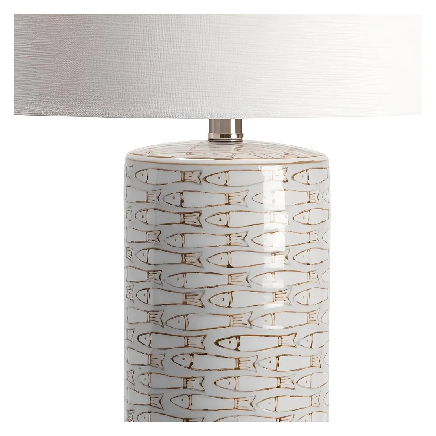 Alcor of Woodstock Table Lamps (2-Pack), White, Coastal