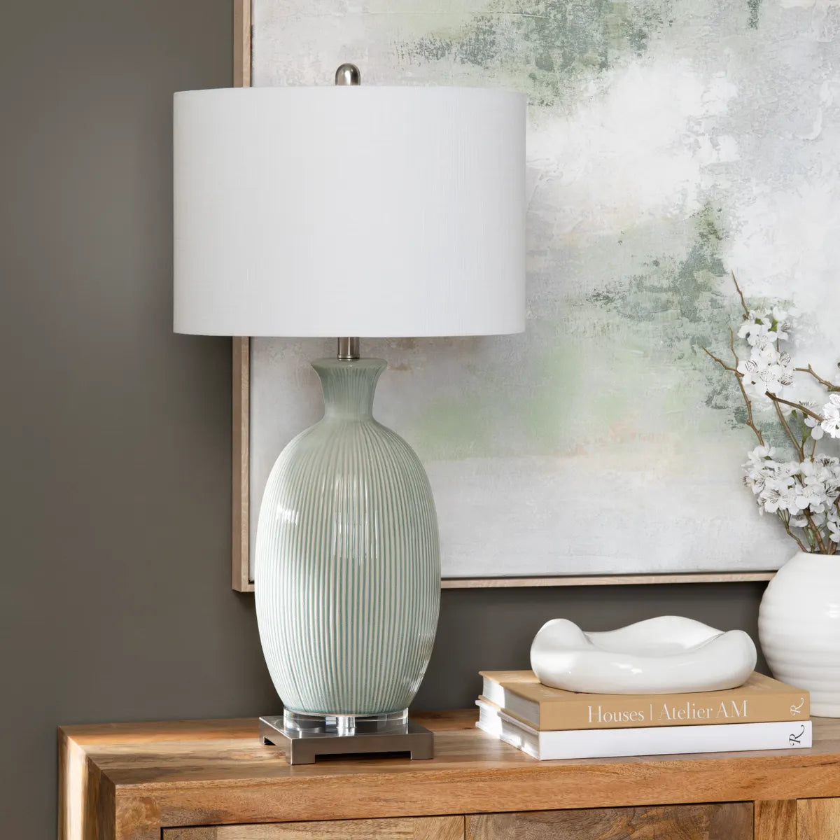 Phact of Bangor Table Lamps (2-Pack), White, Transitional