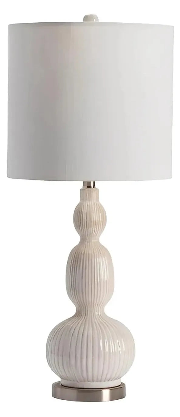 Arided of Ocean Point Table Lamps (2-Pack), White, Coastal