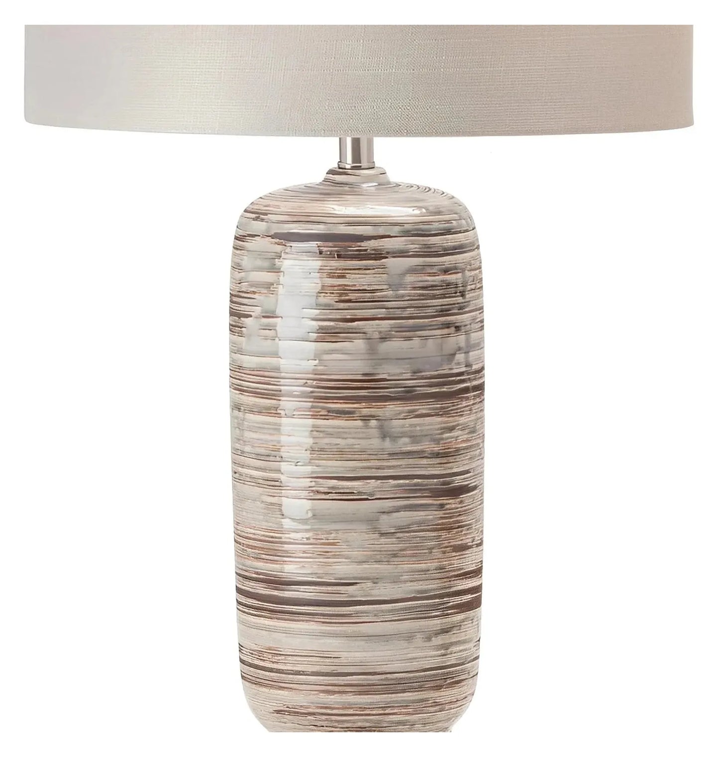 Wezen of Brunswick Table Lamps (2-Pack), Grey, Transitional