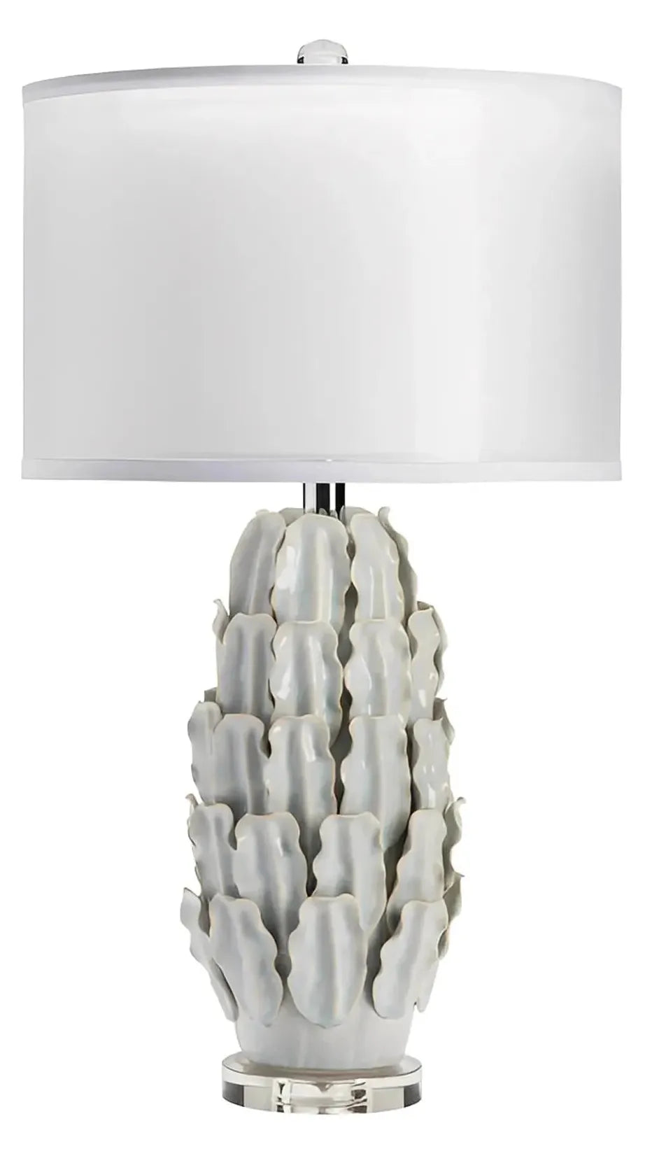 Pollux of York Harbor Table Lamps (2-Pack), Grey, Coastal