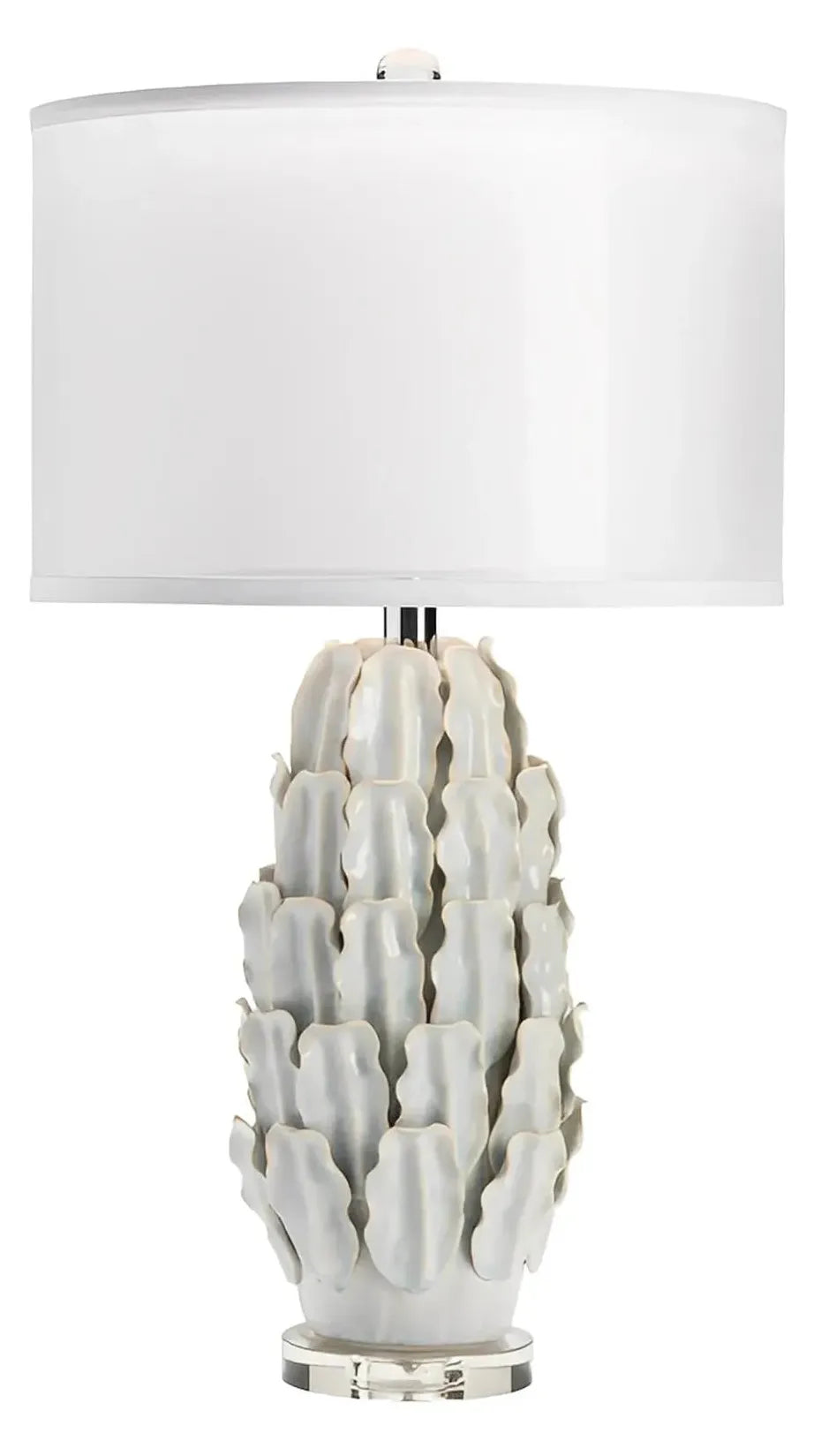 Pollux of York Harbor Table Lamps (2-Pack), Grey, Coastal