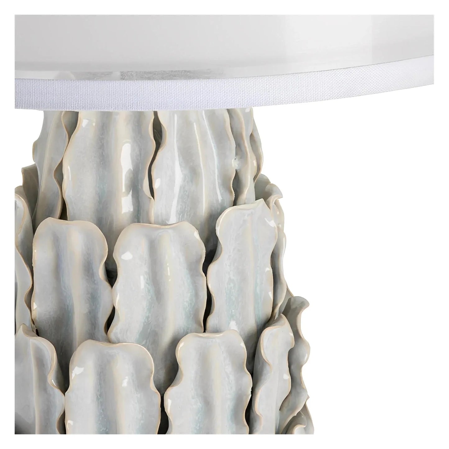 Pollux of York Harbor Table Lamps (2-Pack), Grey, Coastal