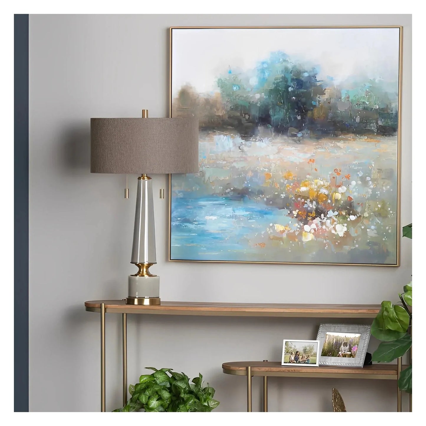 Arided of Blue Hill Table Lamps (2-Pack), Brown, Traditional